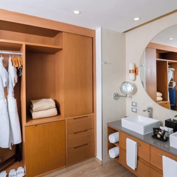 washroom of suite at The Fives Beach Hotel and Residences