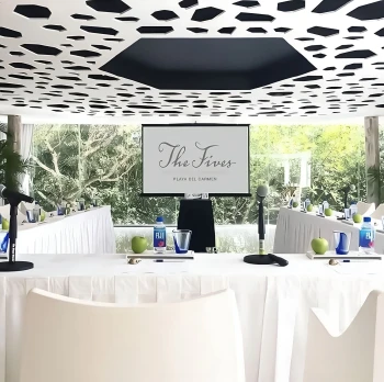 wine room event space at The Fives Beach Hotel and Residences